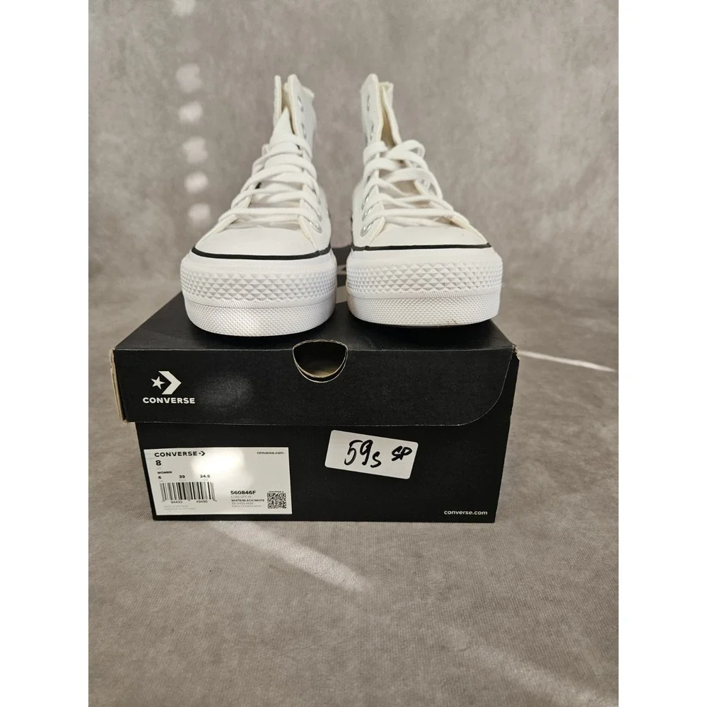 Converse Women's Chuck Taylor All Star Lift Platform Casual Shoes 560846F Size 8